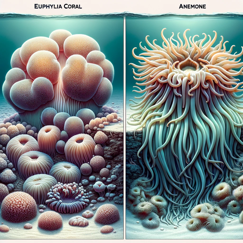 Euphyllia vs. Anemone